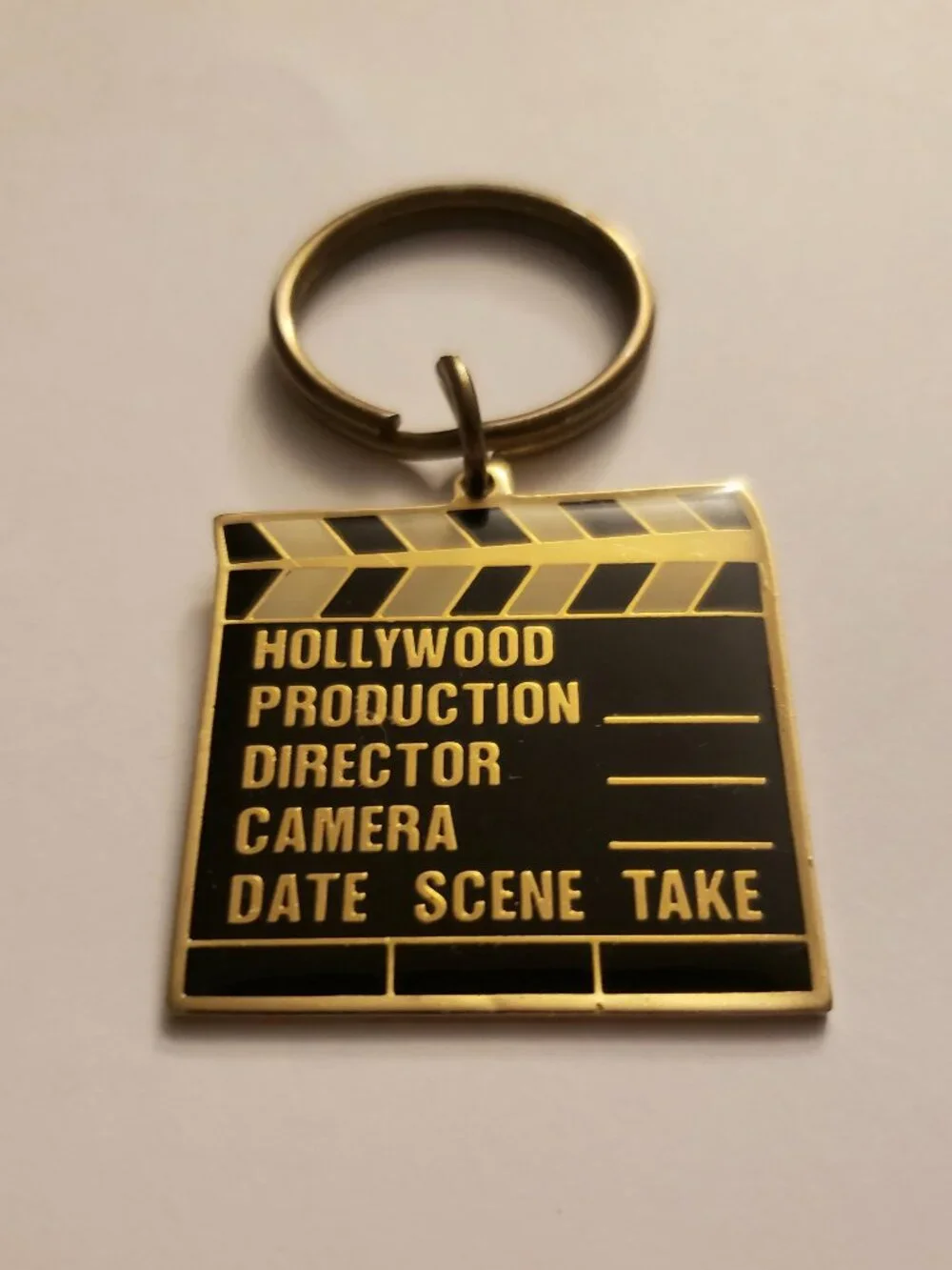 Hollywood Directors Clapboard Clapper Board Movie Keychain Key Ring Bag Charm